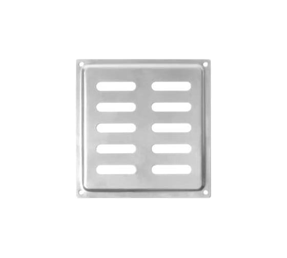 Изображение товара Решетка вентиляционная DOMART 150x150 модель 2 хром 4660046005269