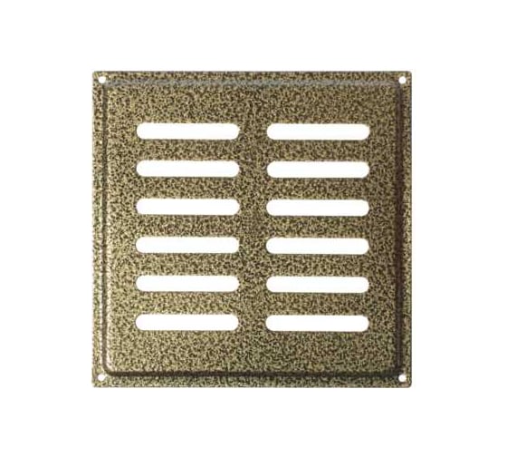 Изображение товара Решетка вентиляционная DOMART 200x200 модель 2 бронза антик 4660046005368