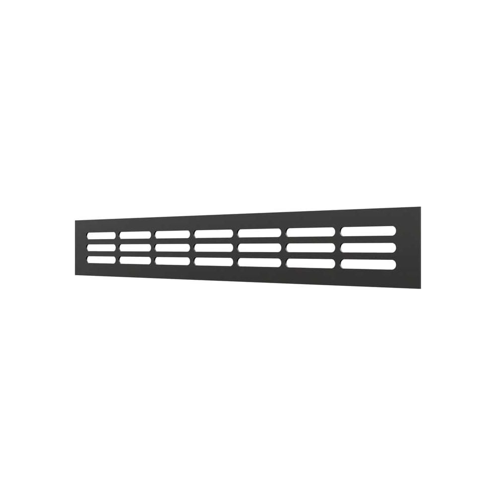Изображение товара Решетка вентиляционная переточная ERA DP AL 300x42 алюминий Matt black 3004DP AL Matt black