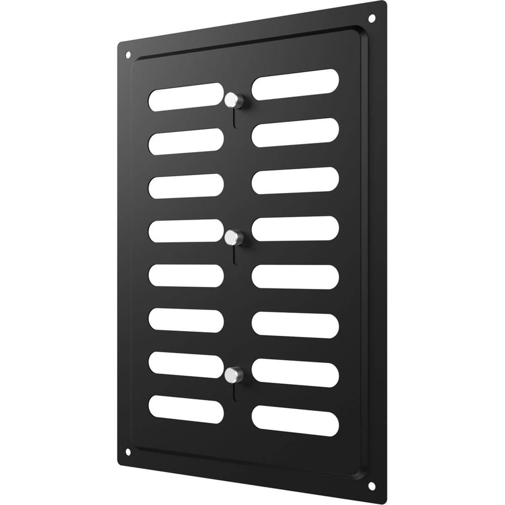 Изображение товара Регулируемая вентиляционная решетка ERA MER 170x240 черная сталь