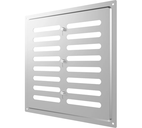 Изображение товара Решетка вентиляционная регулируемая ERA MER 250x250 оцинкованная сталь 2525MER