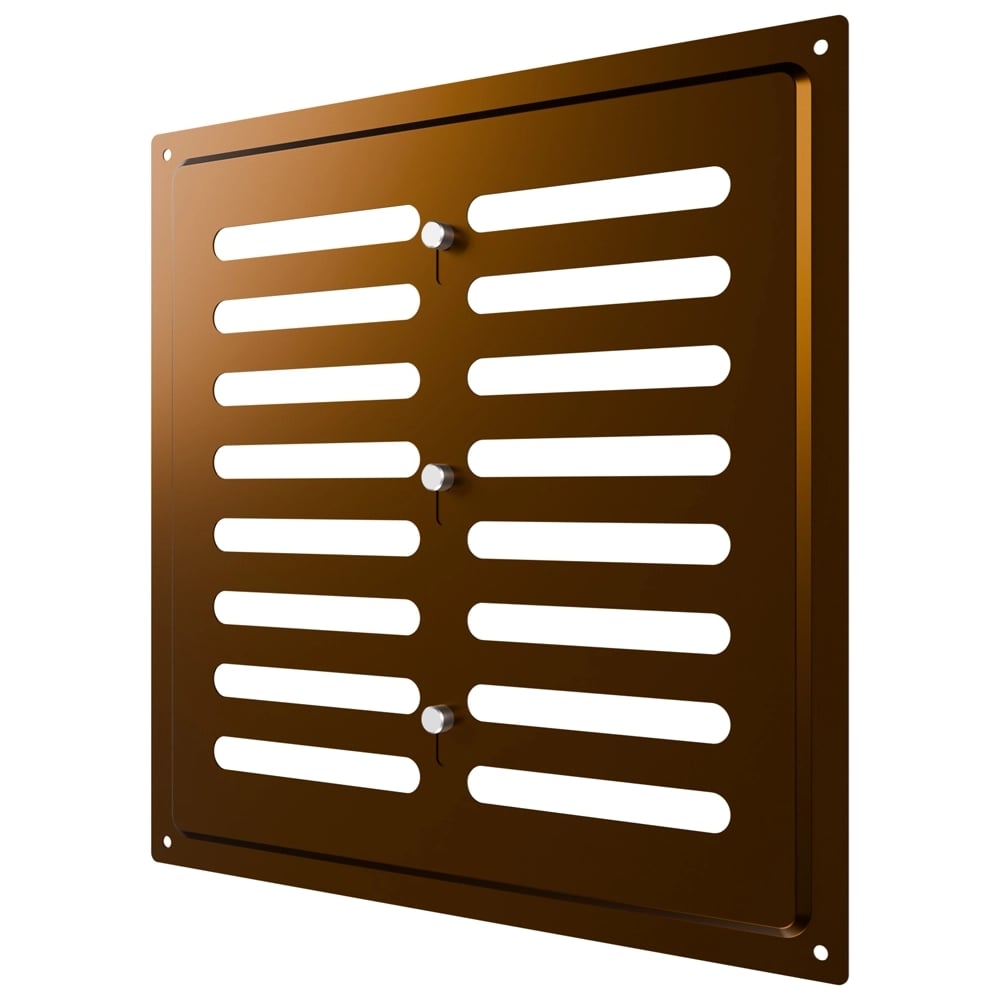 Изображение товара Регулируемая вентиляционная решетка ERA MER 250x250 сталь Metallic brown