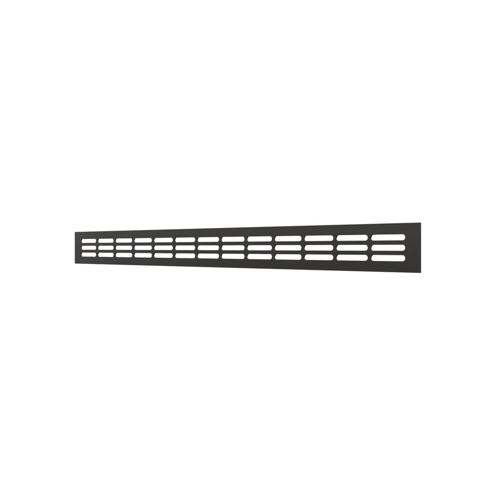 Изображение товара Решетка вентиляционная переточная ERA DP AL 500x42 алюминий Matt black 5004DP AL Matt black