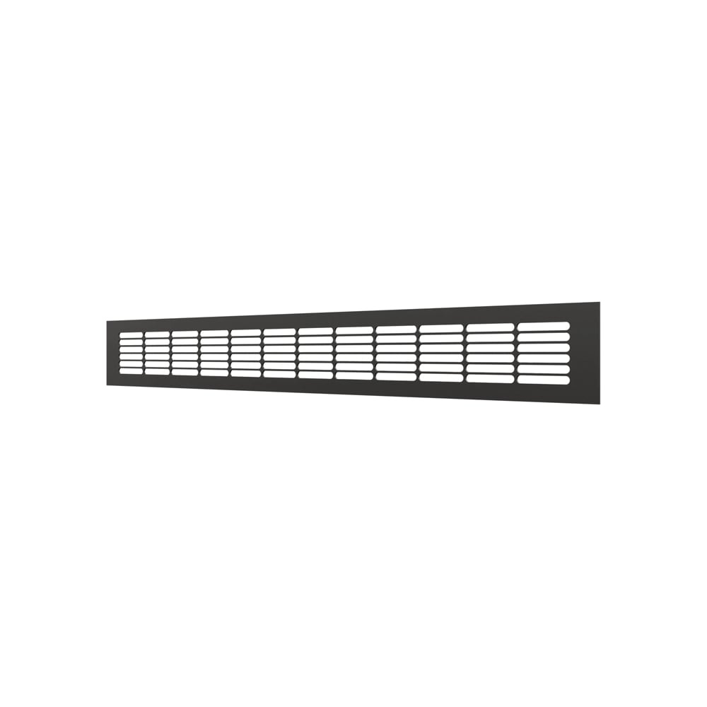 Изображение товара Решетка вентиляционная переточная ERA DP AL 500x60 алюминий Matt black