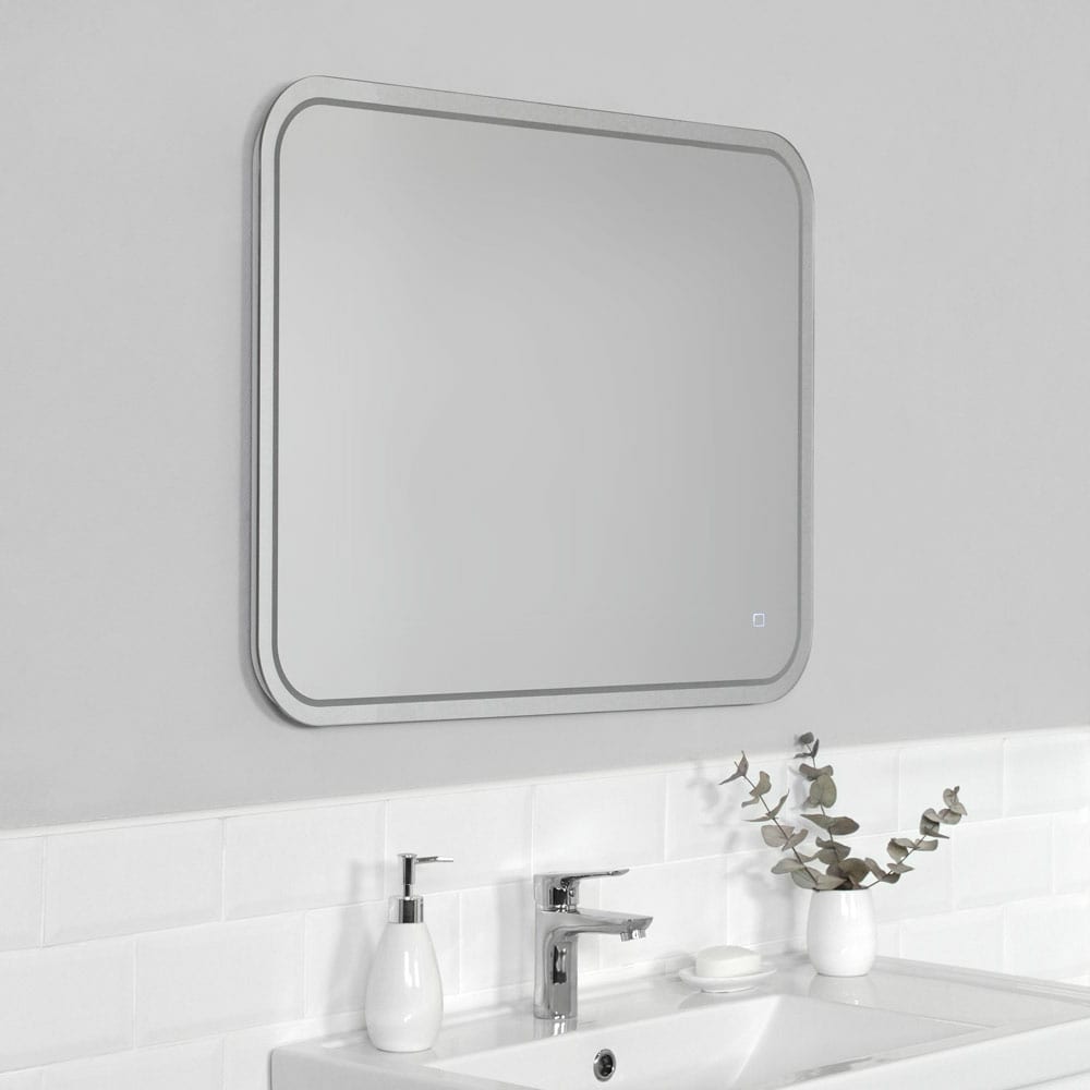 Скругленное зеркало ИТАНА зеркало style line атлантика 60 с подсветкой белое сс 00002214