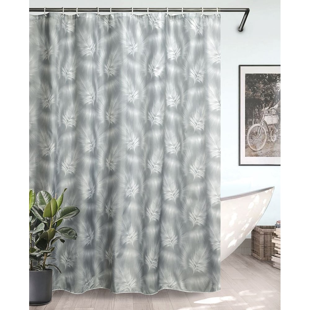 Изображение товара Штора Bath Plus 180х180 для ванной комнаты COLOR FEATHERS