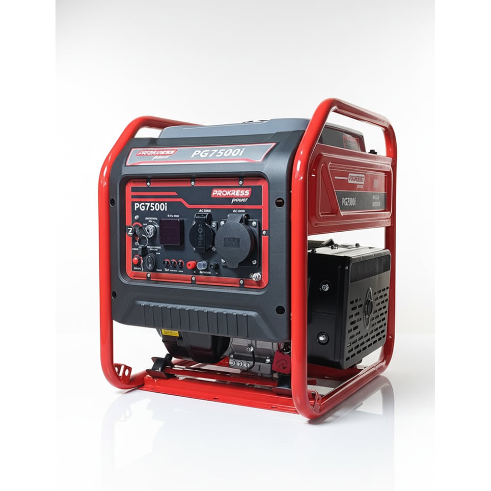 Изображение товара Генератор инверторный, бензиновый PROKRESSPOWER PG7500i, медь (6 кВт, 15 л, 35 кг, электростартер) РБ000035752 Изображение товара Генератор инверторный, бензиновый PROKRESSPOWER PG7500i, медь (6 кВт, 15 л, 35 кг, электростартер) РБ000035752