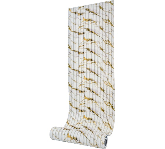 Изображение товара Мягкие реечные панели в рулоне LAKO DECOR 700-2800 мм, Янтарный мрамор, шт LKD-RE-RU-GS021