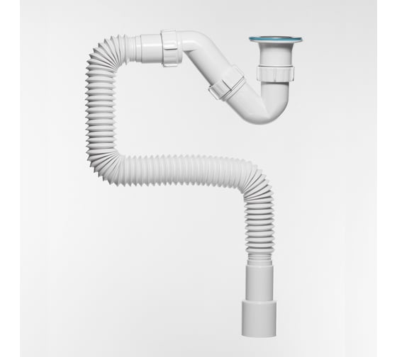 Изображение товара Сифон для поддона S-образный Инкопласт И 1 1/2-40 с гофр. трубой 40*40х50 (1450 мм) BT80145 ИНКОПЛАСТ В00В0021648