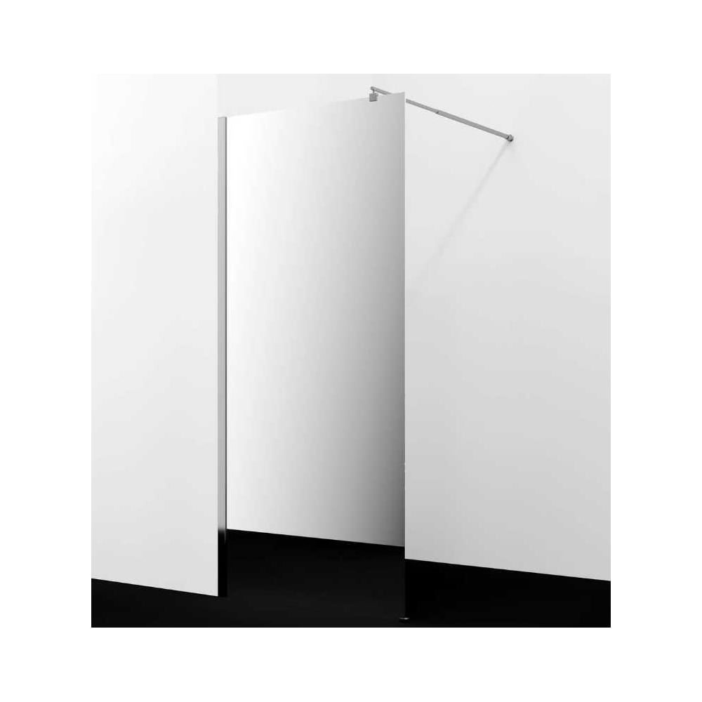 Изображение товара Душевая перегородка WasserKraft Rur 30W40-MR с зеркальным эффектом и прозрачным стеклом