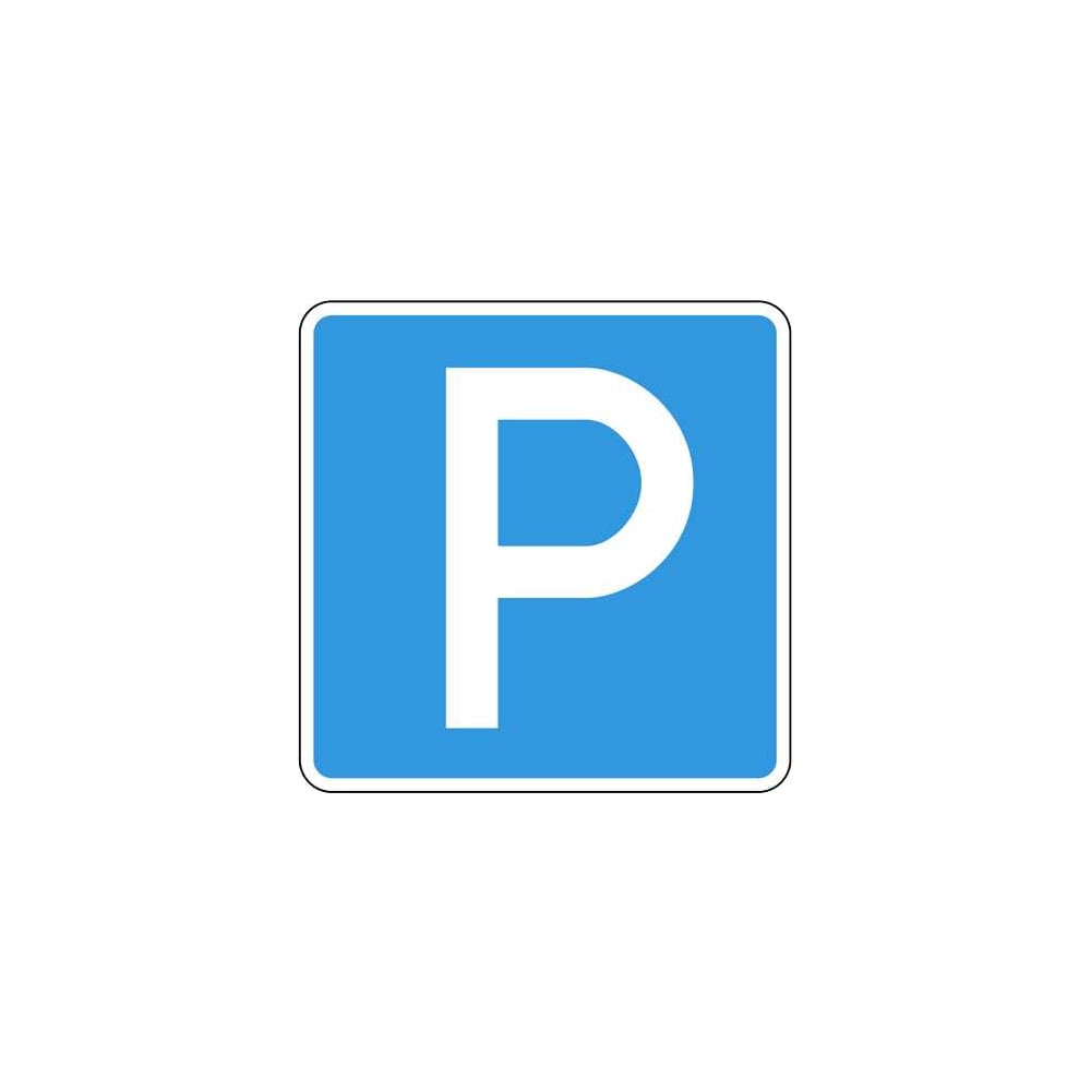 Изображение товара Дорожный знак КОНВЕРА-D 6.4 Место стоянки 700х700 мм сталь пленка класс IIб