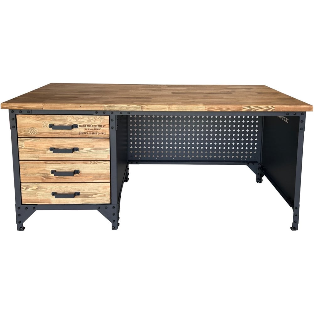 Изображение товара Стол Сорокин Iron Wood 6,5ft DAD`s Garage - профессиональный стол из массива сосны