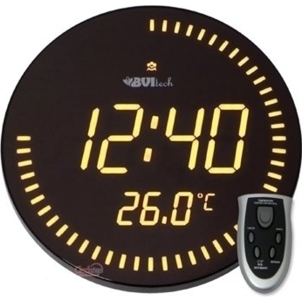 Сетевые часы BVItech часы метеостанция oxion otm379 с встроенным датчиком