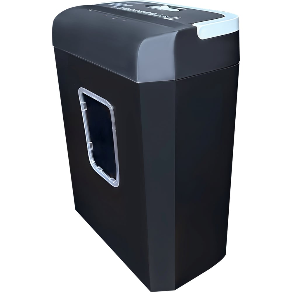 Изображение товара Шредер Cactus CS-SH-C2 черный для документов пластиковых карт скоб и скрепок