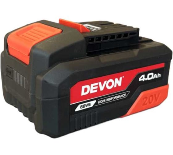 Изображение товара Аккумулятор для электроинструмента DEVON 4 Ач 5168-Li-20-40