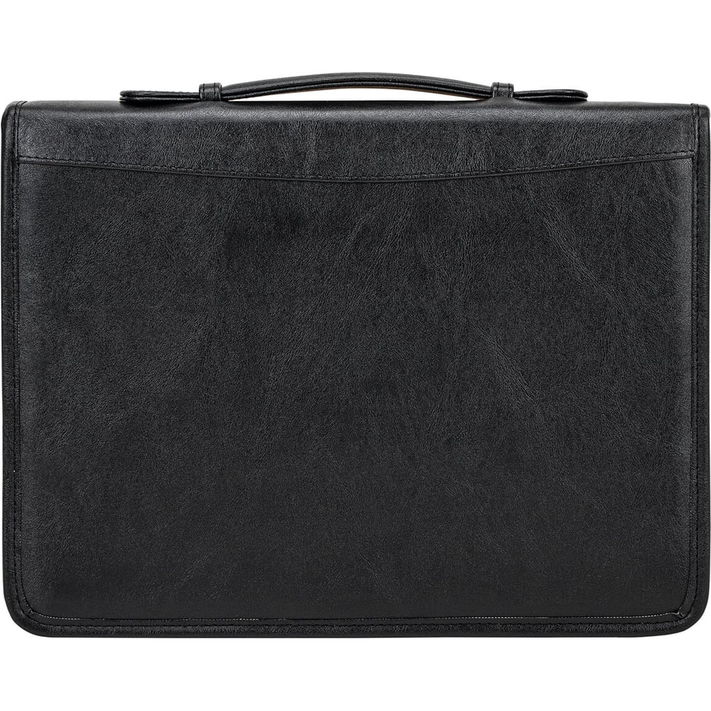 Изображение товара Папка из кожзама на молнии ОФИСМАГ 8-013 240253 черная для документов