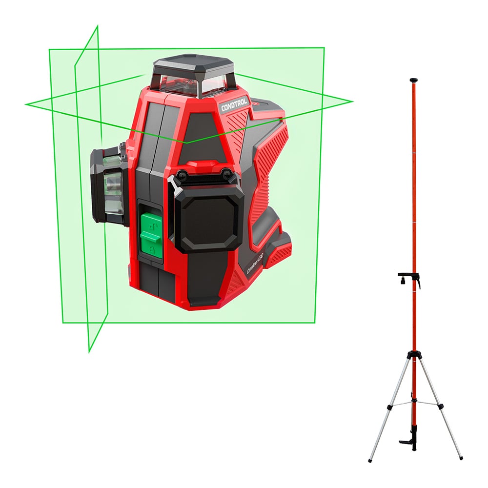 Изображение товара Комплект лазерный нивелир Condtrol Omniliner G3D+ штатив Pillar 1-4-996