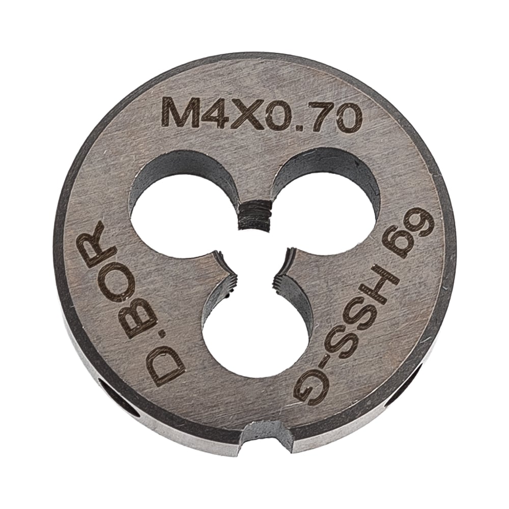 Изображение товара Плашка D.BOR DIN 223 Form-B HSS-G M4x0,70 20х5
