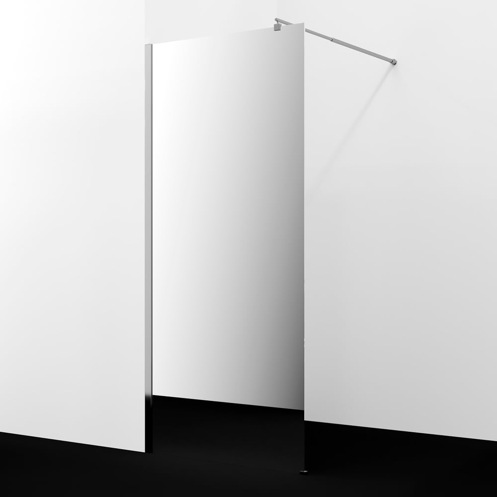 Изображение товара Душевая перегородка WasserKraft Rur 30W46-MR, зеркальная, 1100 мм