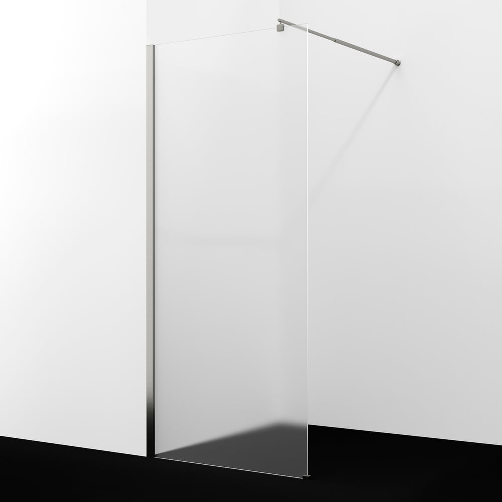 Изображение товара Душевая перегородка WasserKraft Rur 30W46BN-MG из безопасного стекла, никель