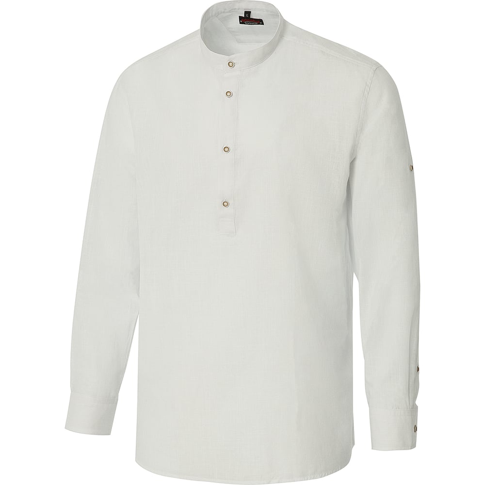 Изображение товара Мужская белая рубашка БРИСТОНБАР ГОЛЬФ из 100% хлопка L размер