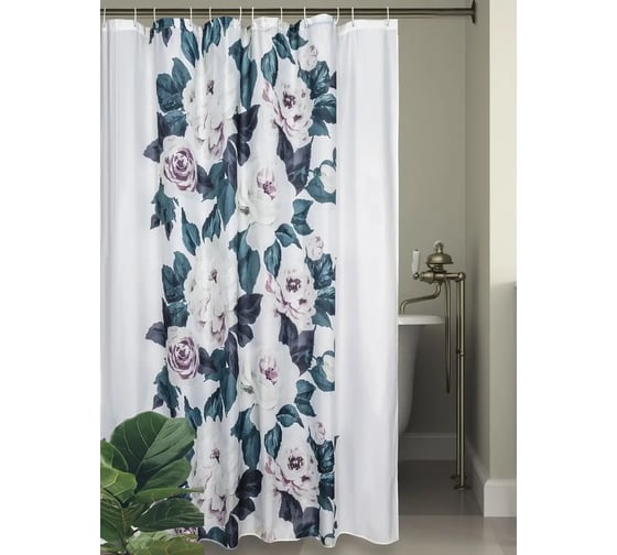 Изображение товара Штора для ванной комнаты Bath Plus 180х180 RAGING FLORA multi ch-21269