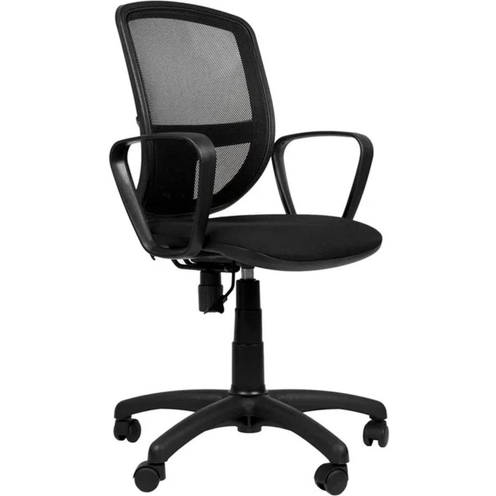 Изображение товара Кресло офисное ОФИСМАГ Betta черное с подлокотниками