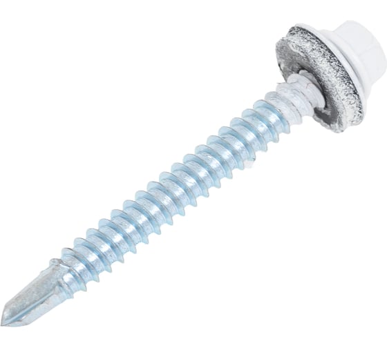 Изображение товара Кровельные саморезы Госкреп КРС, RAL9003, 5,5х51мм, 40шт, тк=16 14-0022296