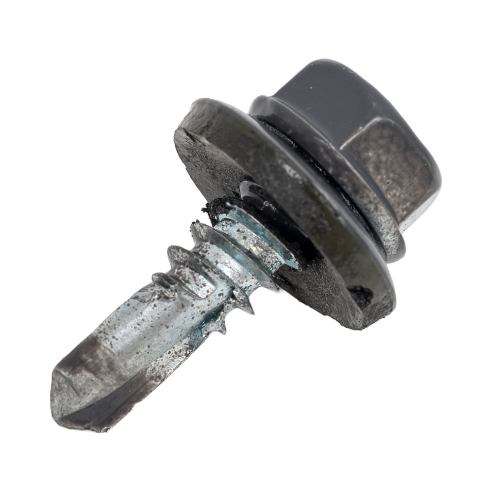 Изображение товара Кровельные саморезы Госкреп КРС RAL7024 6,3х19мм 100шт для металлических кровель