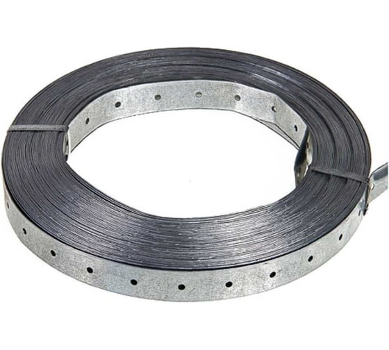 Изображение товара Лента тарная Госкреп перфорированная, 0,55x20мм, бухта 10м, упаковка 10 бухт, этикетка, тк=1 13-0019461