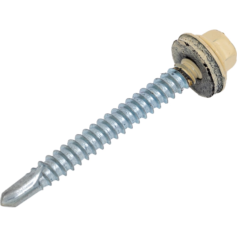 Изображение товара Кровельные саморезы Госкреп КРС 5.5х51мм слоновая кость 40шт