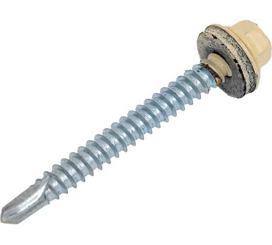 Изображение товара Кровельные саморезы Госкреп КРС, RAL1014, 5,5х51мм, 40шт, тк=16 14-0022242