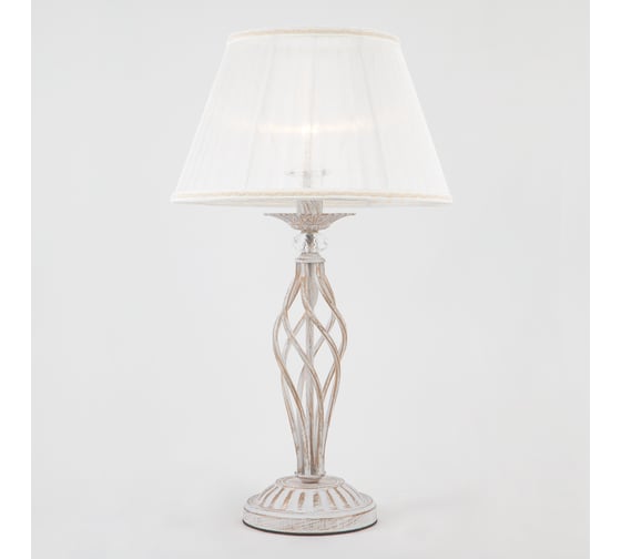 Изображение товара Настольный светильник Eurosvet 01002 1 белый с золотом 00000072985