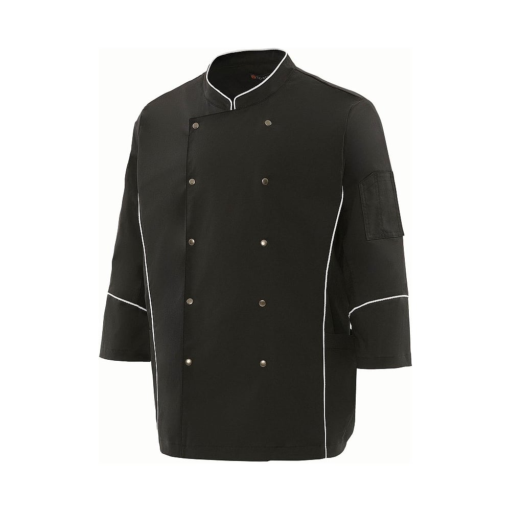 Изображение товара Китель поварской СОЮЗСПЕЦОДЕЖДА Ristretto CLASSIC черный 56-58 профессиональный поварской рабочий к