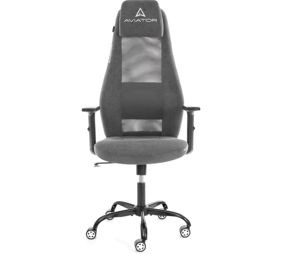 Изображение товара Кресло TetChair AVIATOR PLT metalBL ткань, серый, KUB 05/W-12 25109