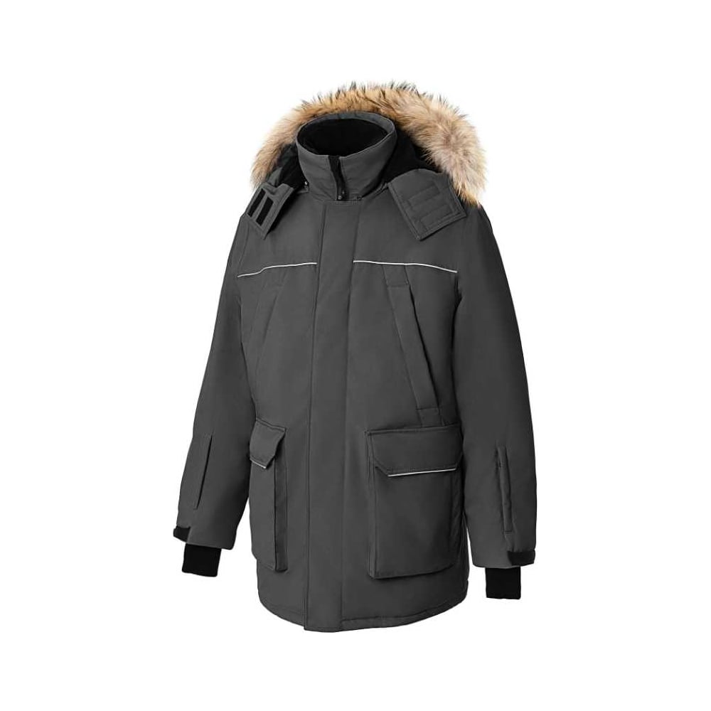 Изображение товара Утепленная мужская куртка СОЮЗСПЕЦОДЕЖДА Домбай графит с водоотталкивающей пропиткой