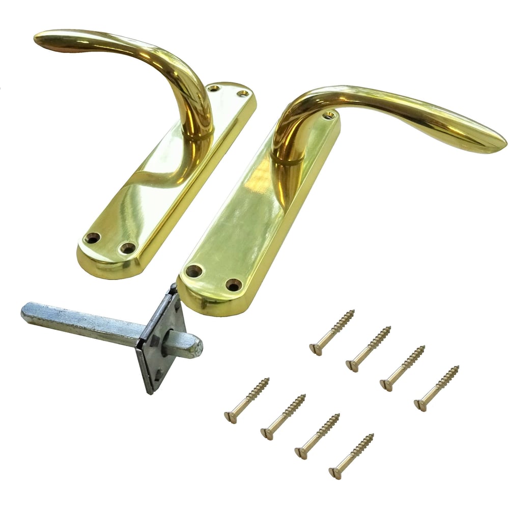 Изображение товара Дверные ручки на планке Левша 1140М FioreBronzo, латунь, золото У4-8744.З