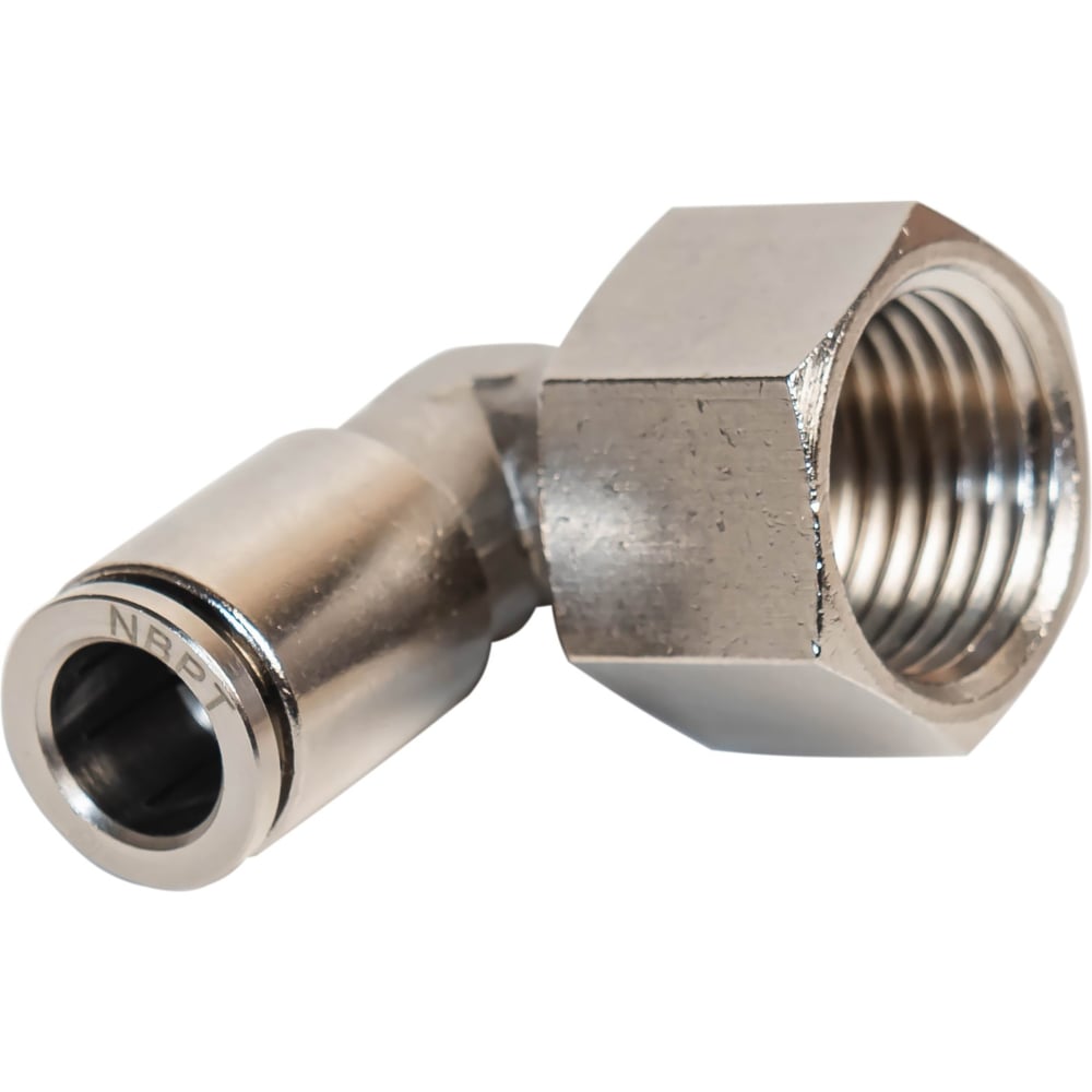 Изображение товара Латунный фитинг NBPT NPLFT 06-M5х0,8 угол соединительный