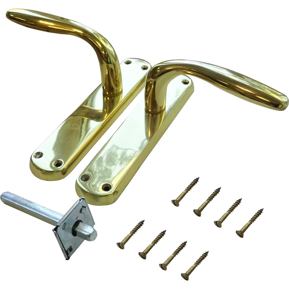 Изображение товара Дверные ручки на планке Левша 1180М FioreBronzo латунь золото