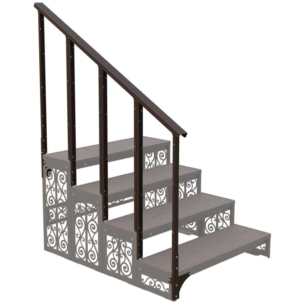 Изображение товара Перила АрсеналЪ модуль 4 ступени AR18G8148H9-06 - надежная система для лестниц