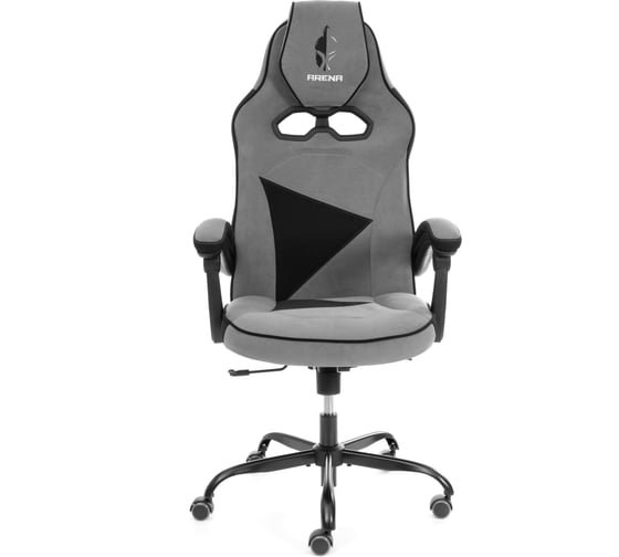 Изображение товара Кресло TetChair Arena metalBL велюр, серый/черный, 29/35 25028