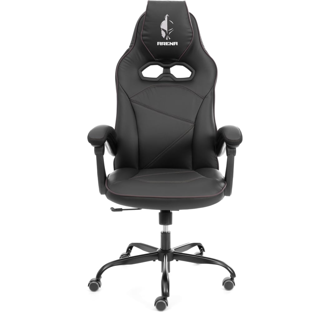 Изображение товара Кресло TetChair Arena metalBL черный кожзам с подлокотниками