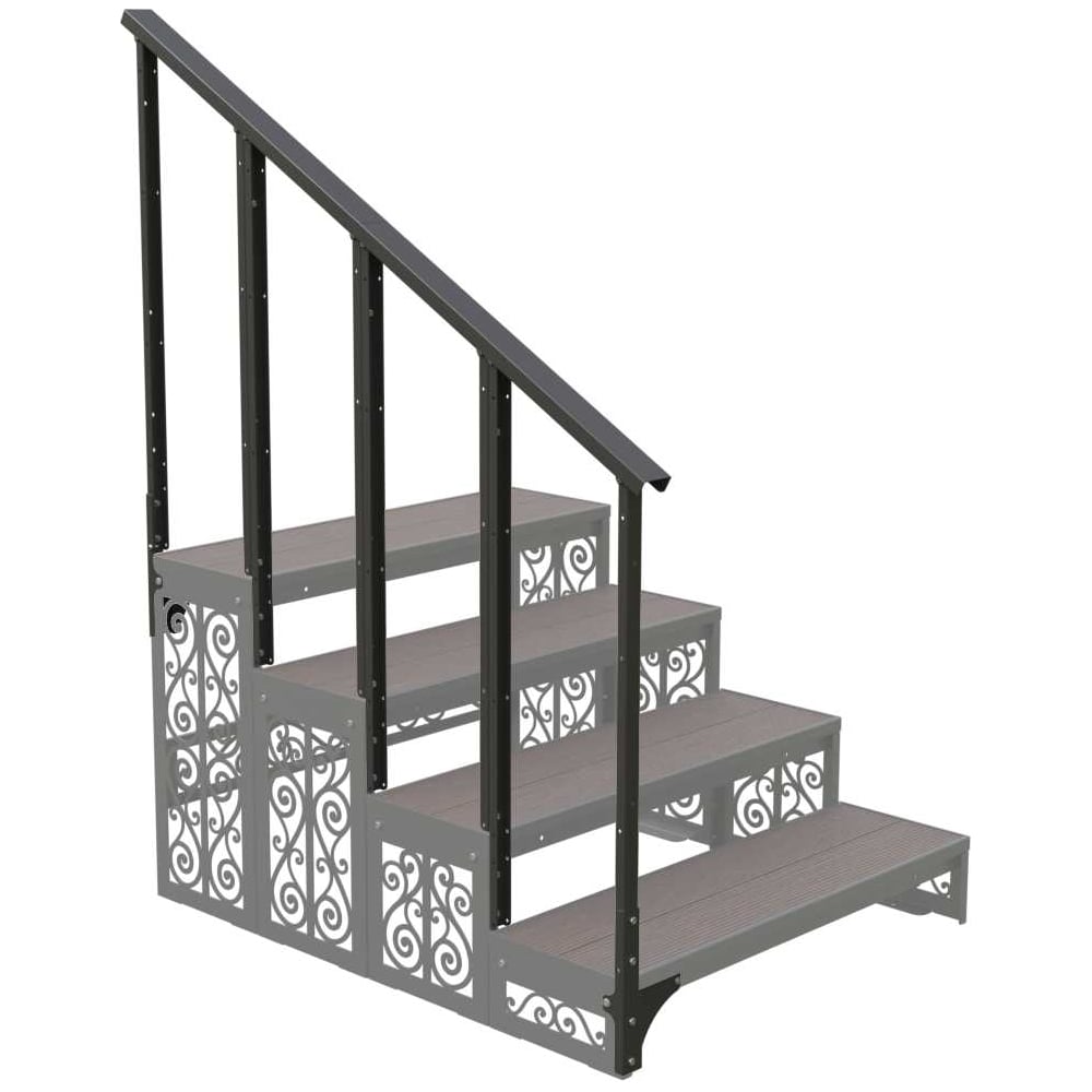 Изображение товара Перила АрсеналЪ модуль 4 ступени AR18G8147O9-06 надежное ограждение для лестниц