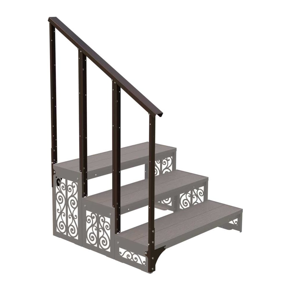 Изображение товара Перила АрсеналЪ модуль 3 ступени AR18G8138H9-06 надежные алюминиевые перила