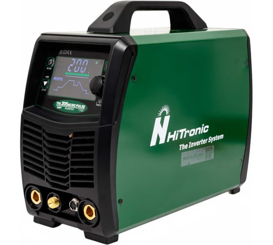 Изображение товара Инверторный сварочный аппарат HITRONIC TIG 205ACDC pulse