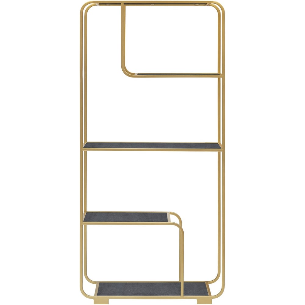 Изображение товара Стеллаж GreenWeen SIENA в стиле лофт с металлическим каркасом и полками из ЛДСП 800х300х1730 мм