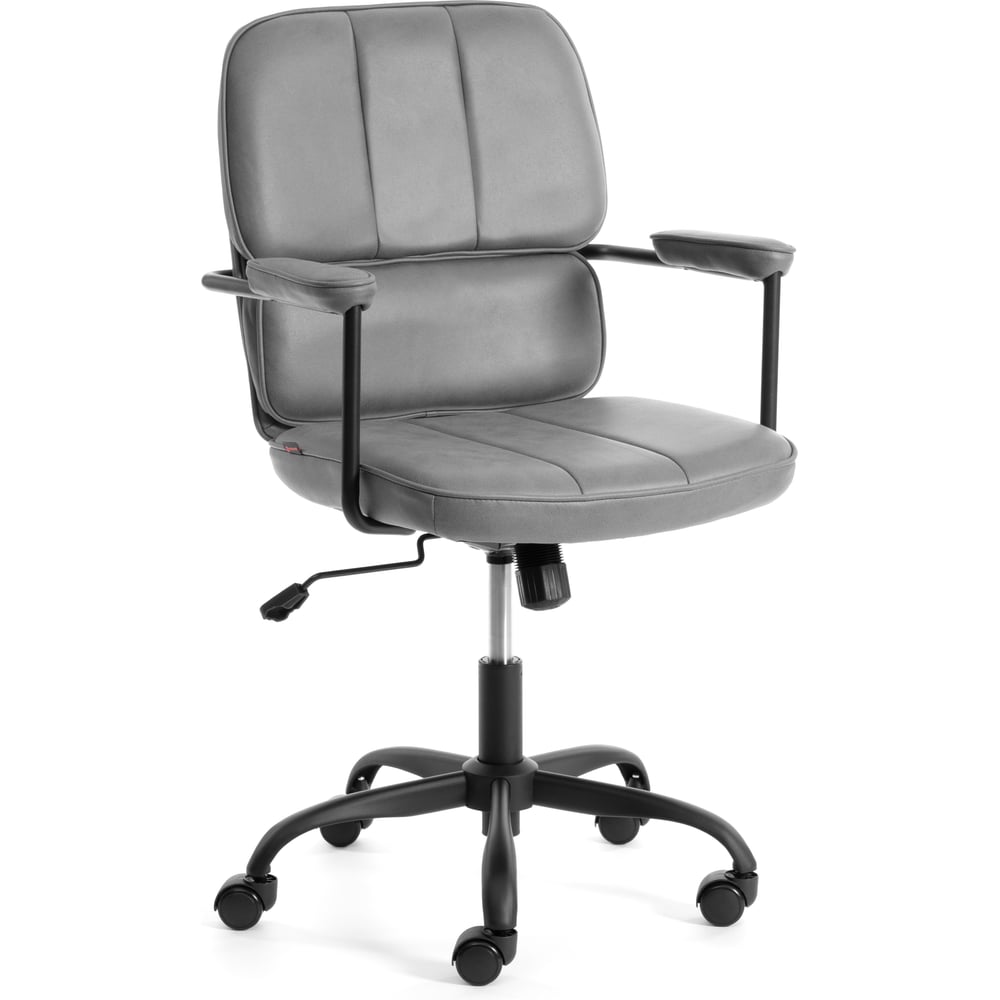 Изображение товара Кресло TetChair ALPHA из искусственной замши серое современное регулируемое