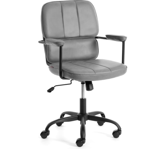 Изображение товара Кресло TetChair ALPHA иск. замша, Grey (Cерый) 24728