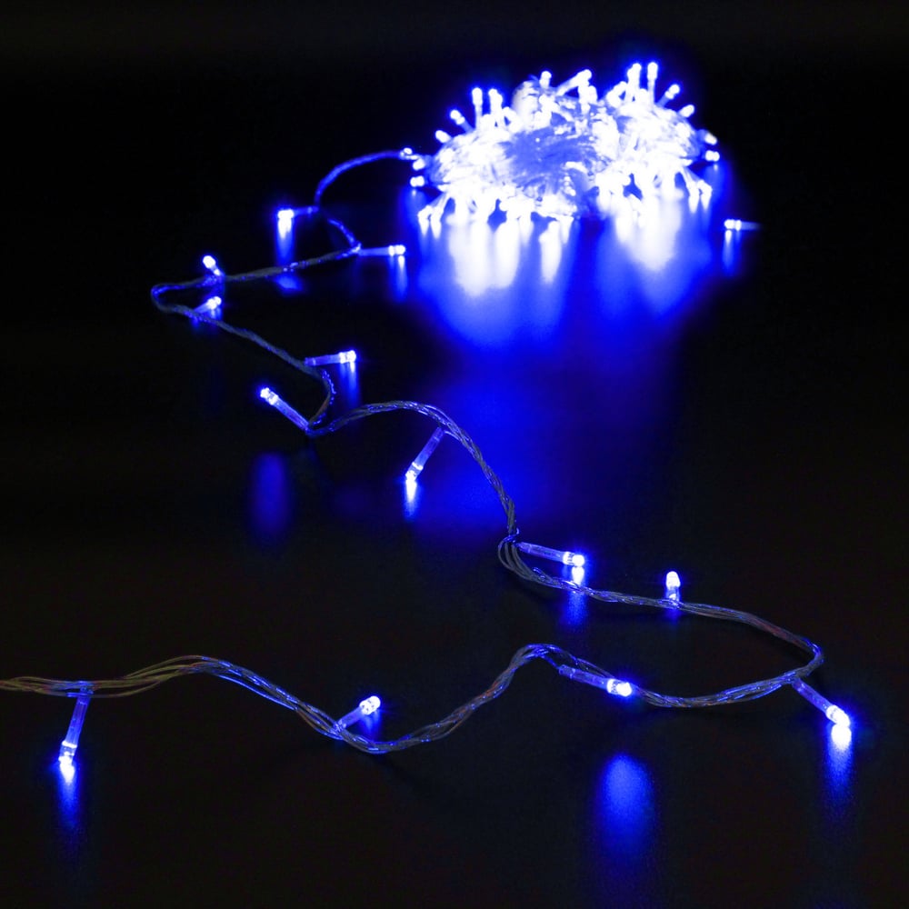 Изображение товара Гирлянда Серпантин LED 24м 280 ламп синий 8 режимов IP-20