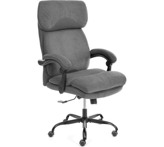 Изображение товара Кресло TetChair Chief metalBL ткань, серый, KUB 05/TW-12 25021